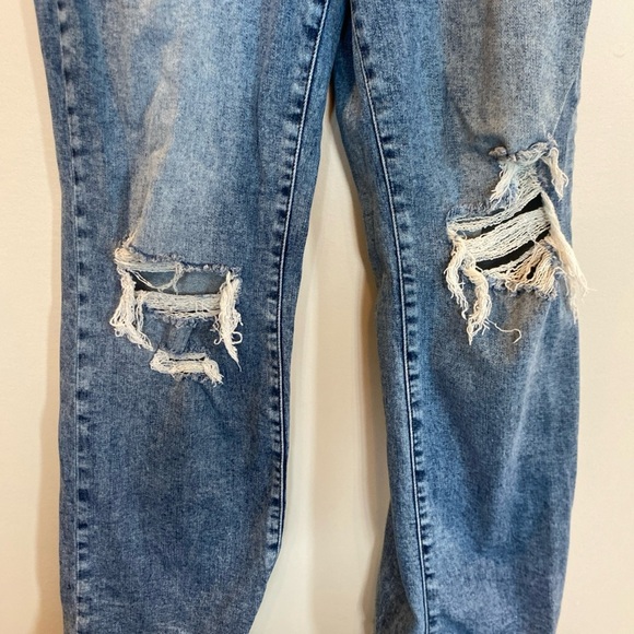 Willow & Root Wide Leg Distressed Jeans Size 28 - Picture 3 of 7